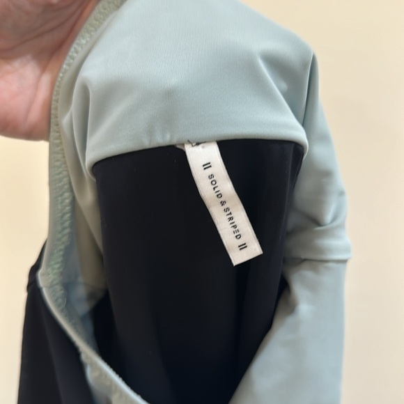 SOLID AND STRIPED THE BALLERINA ONESIE - BLACK/LIGHT BLUE/RED - Picture 10 of 10